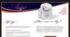 Desktop Screenshot of absolutelybichons.com